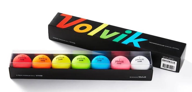 Volvik RAINBOW golf balls (7balls), multi
