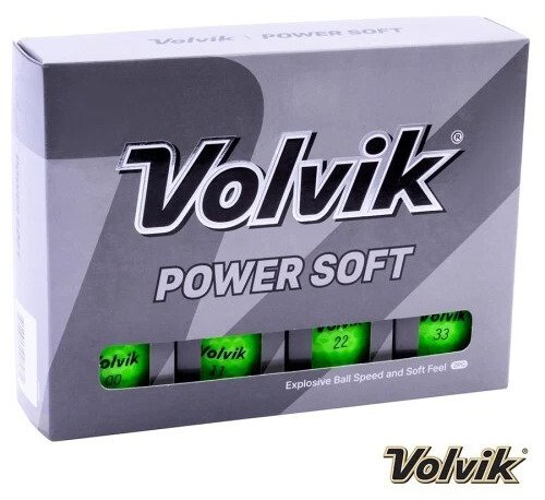 Volvik POWER Soft golf balls (12balls), green
