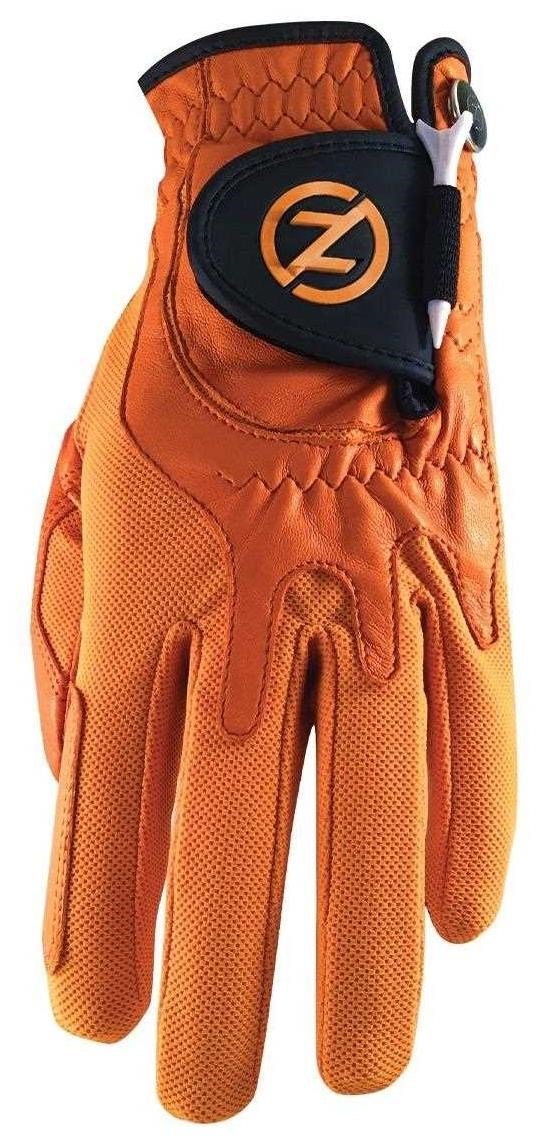 Zero Friction Cabretta mens golf glove, burnt orange