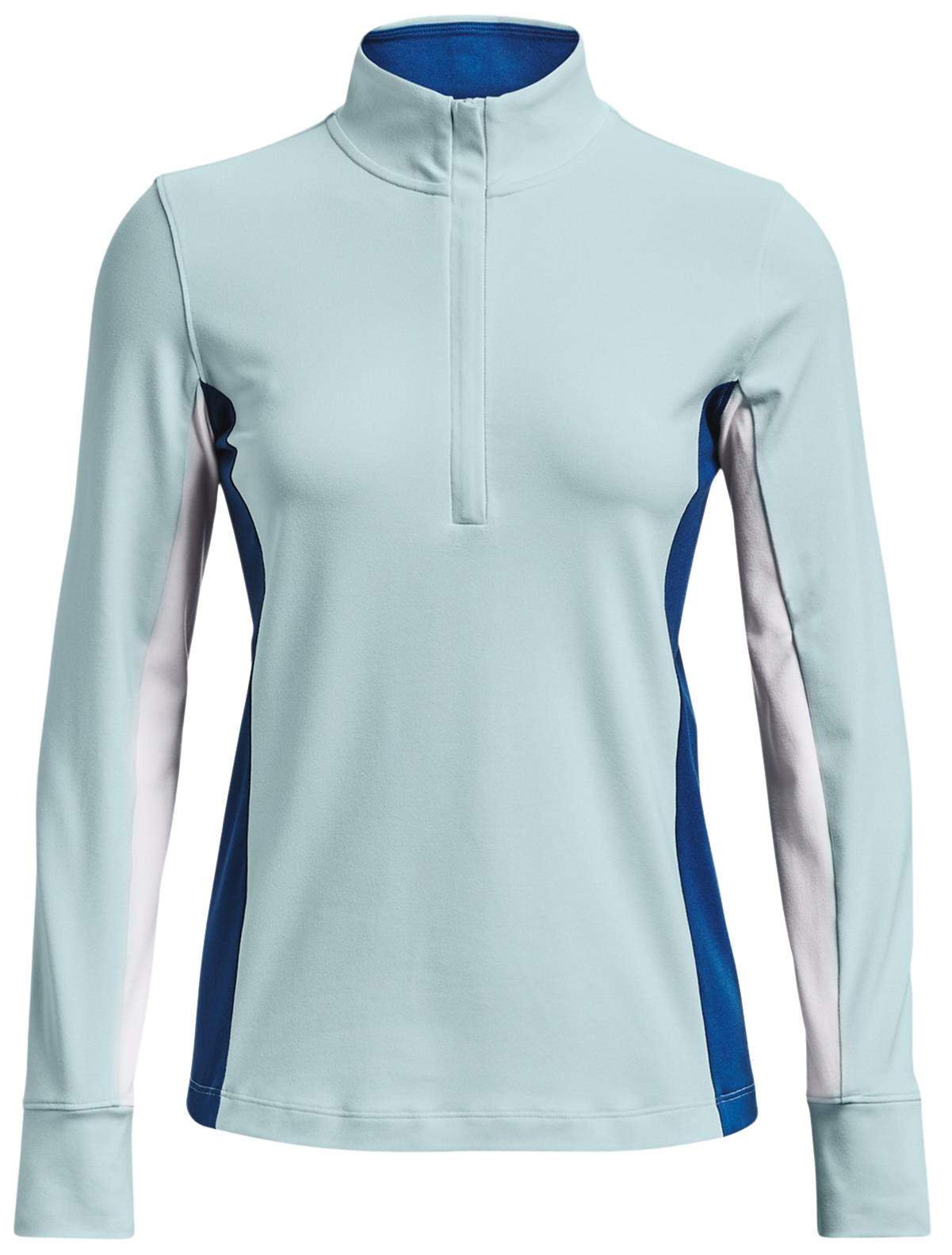 Under Armour Storm Midlayer 1/2 Zip women's jacket, fuse teal/white