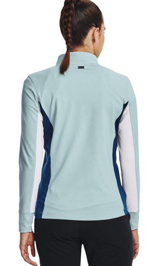 Under Armour Storm Midlayer 1/2 Zip women's jacket, fuse teal/white