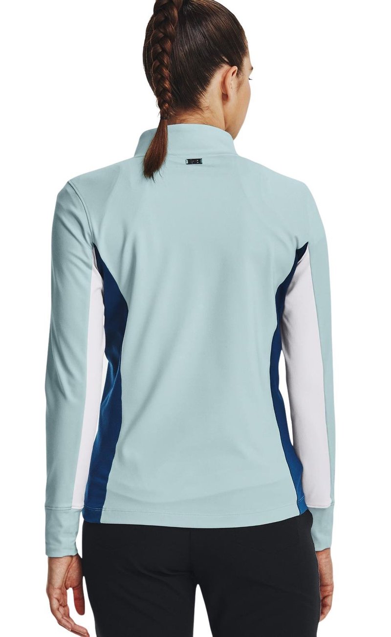 Under Armour Storm Midlayer 1/2 Zip women's jacket, fuse teal/white
