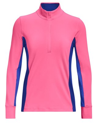Under Armour Storm Midlayer 1/2 Zip women's jacket, pink punk/versa blue