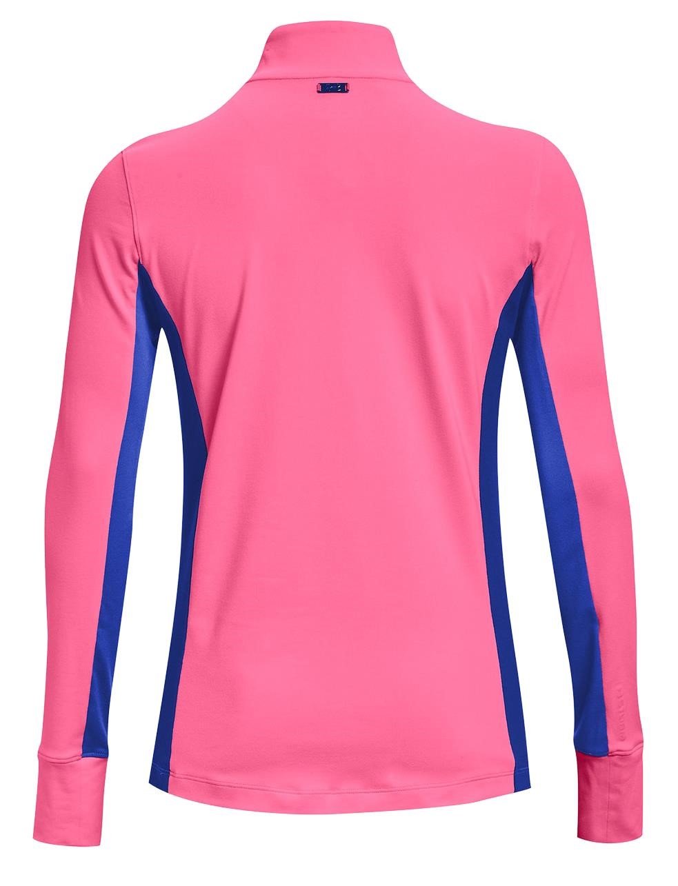 Under Armour Storm Midlayer 1/2 Zip women's jacket, pink punk/versa blue
