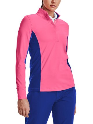 Under Armour Storm Midlayer 1/2 Zip women's jacket, pink punk/versa blue