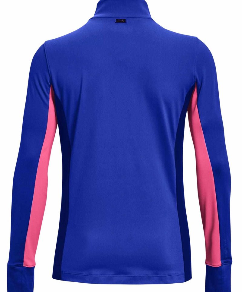 Under Armour Storm Midlayer 1/2 Zip women's sweatshirt, versa blue/pink punk