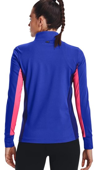 Under Armour Storm Midlayer 1/2 Zip women's sweatshirt, versa blue/pink punk