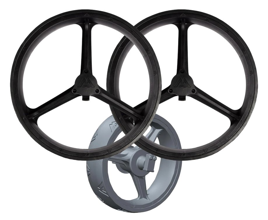 Big Max Spare Part - Wheel Set (2 rear, 1 front), black