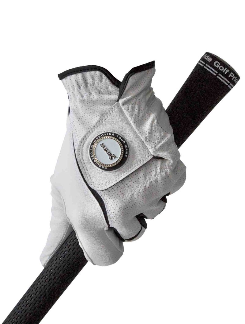 Srixon All Weather Ball Marker junior golf glove, white