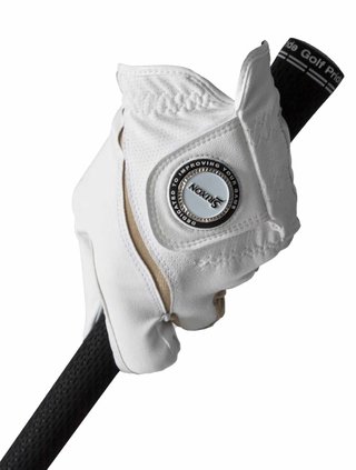 Srixon All Weather Ball Marker ladies golf glove, white