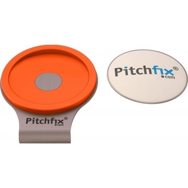 Pitchfix Cap Clip + ball marker, orange