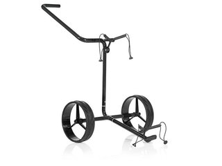 JuCad Carbon Shadow 2-wheeled manual trolley, mat black + carry bag JTT