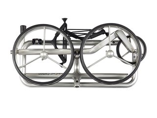 JuCad Carbon manual trolley, silver/black + carry bag JTT