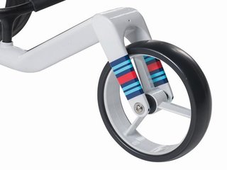 JuCad Carbon Racing manual trolley + carry bag JTT, white