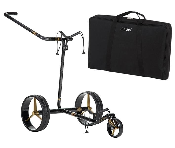 JuCad Carbon Special manual trolley + carry bag JTT, black