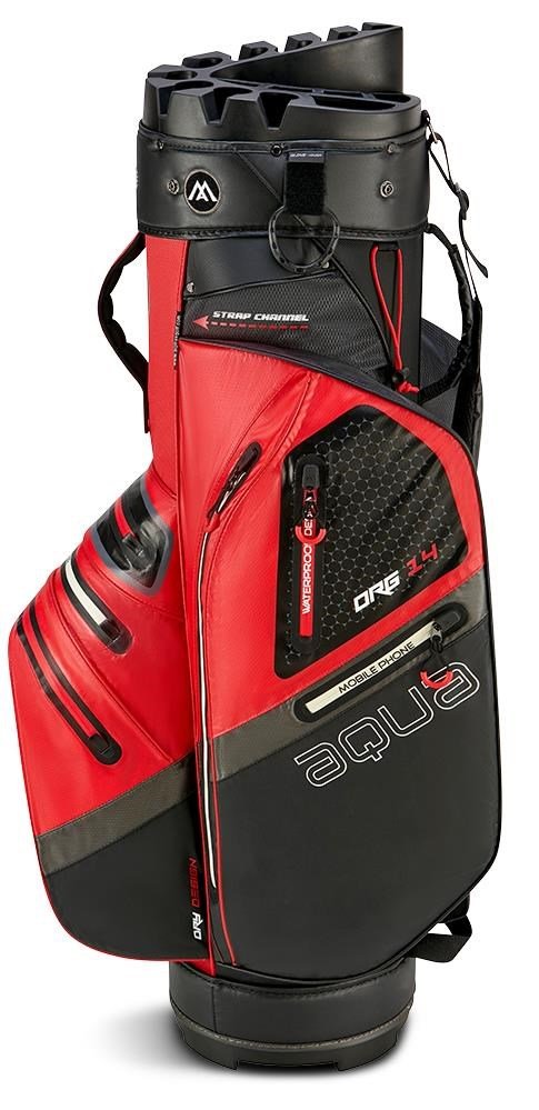 Big Max AQUA Silencio 4 Organizer cart bag, red/black