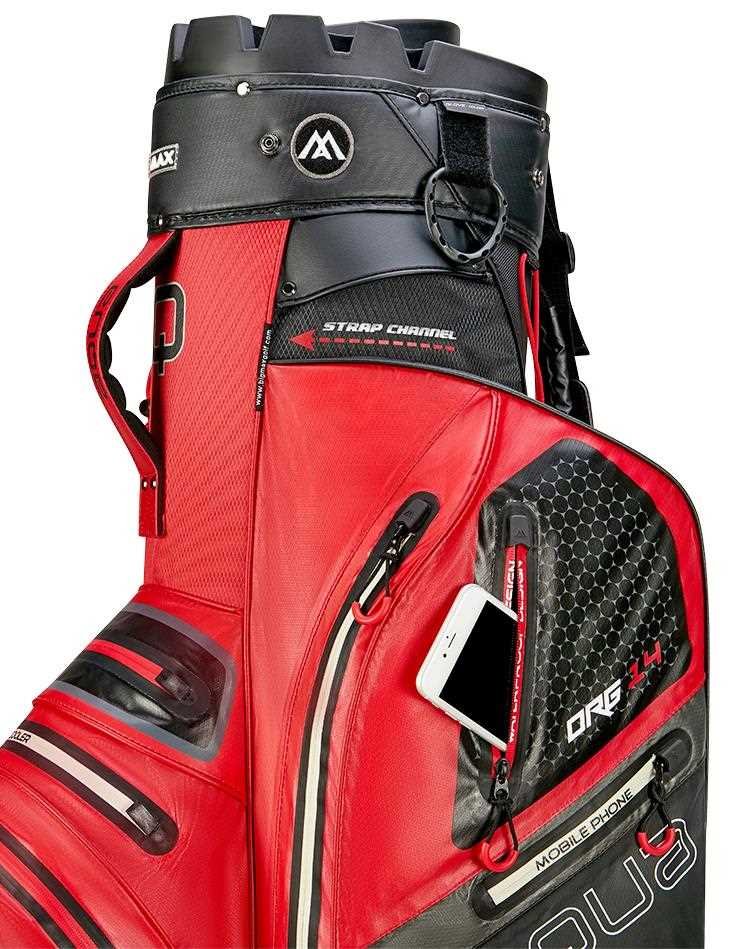 Big Max AQUA Silencio 4 Organizer cart bag, red/black