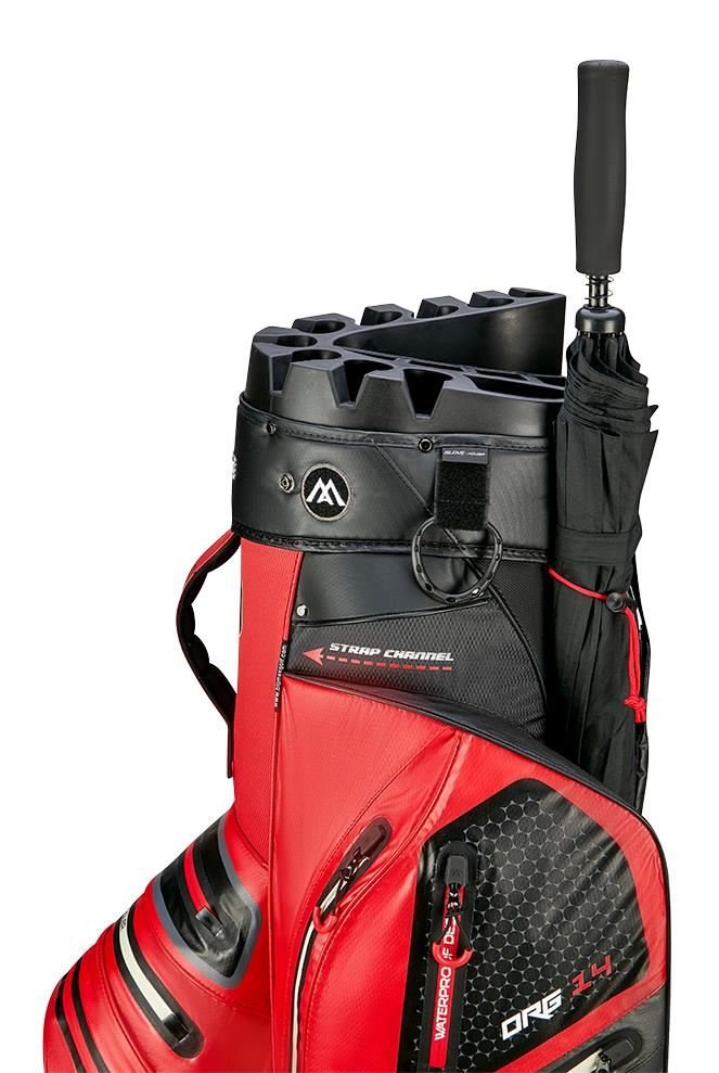 Big Max AQUA Silencio 4 Organizer cart bag, red/black
