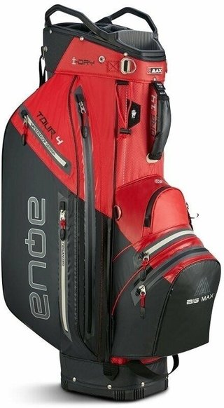 Big Max AQUA Tour 4 cart bag, red/black