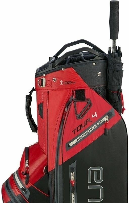 Big Max AQUA Tour 4 cart bag, red/black