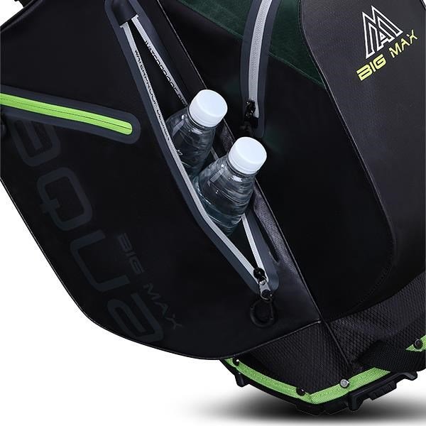 Big Max AQUA Eight G stand bag, forest green/black/lime