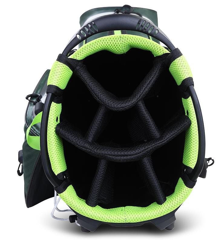 Big Max AQUA Eight G stand bag, forest green/black/lime