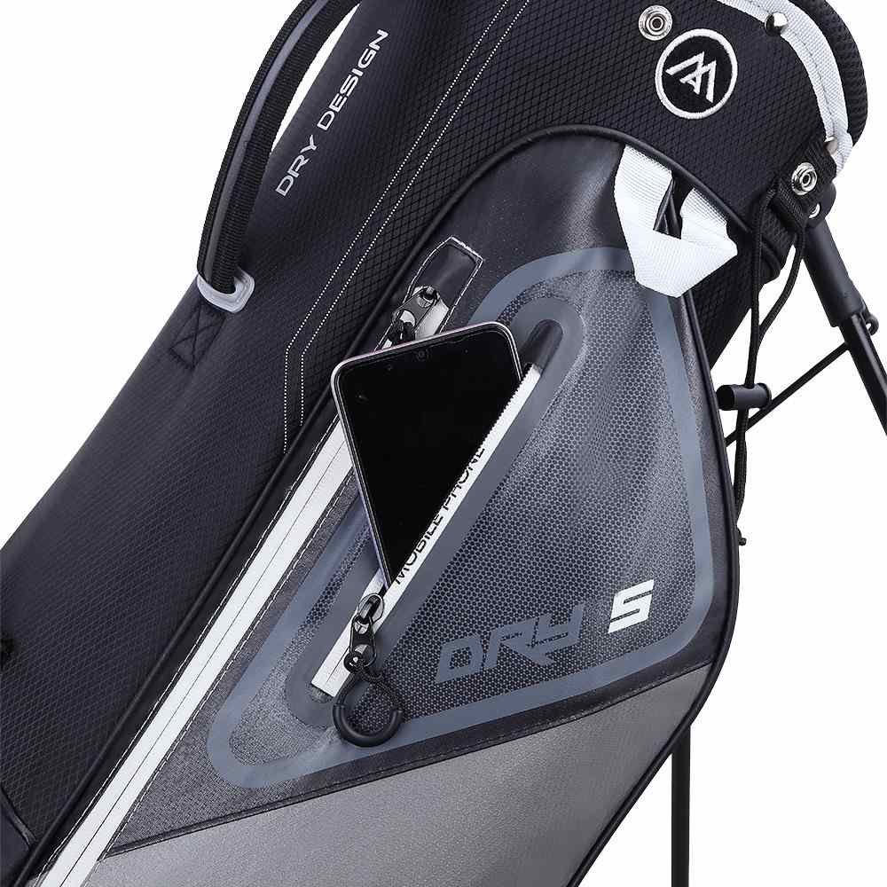 Big Max Dri Lite Seven G stand bag, grey/black