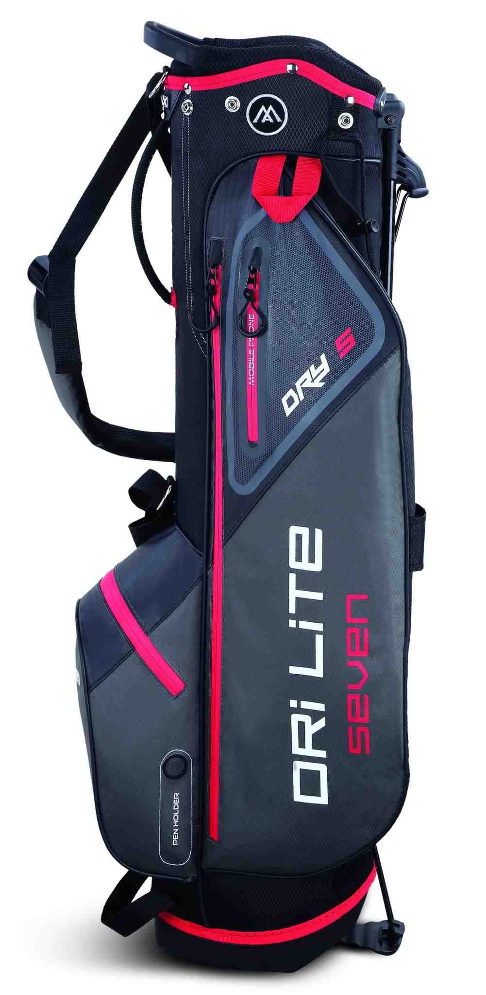 Big Max Dri Lite Seven G stand bag, black/red