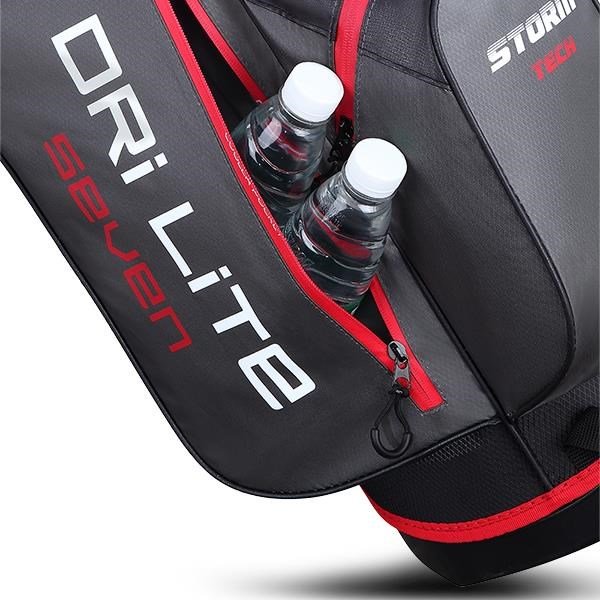 Big Max Dri Lite Seven G stand bag, black/red