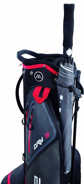 Big Max Dri Lite Seven G stand bag, black/red
