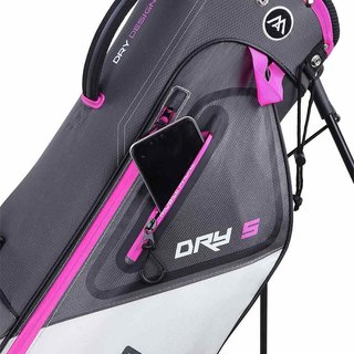 Big Max Dri Lite Seven G stand bag, charcoal/fuchsia/white