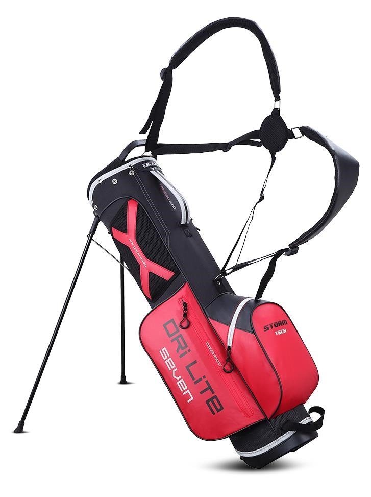 Big Max Dri Lite Seven G stand bag, red/black