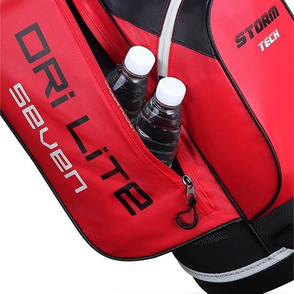 Big Max Dri Lite Seven G stand bag, red/black