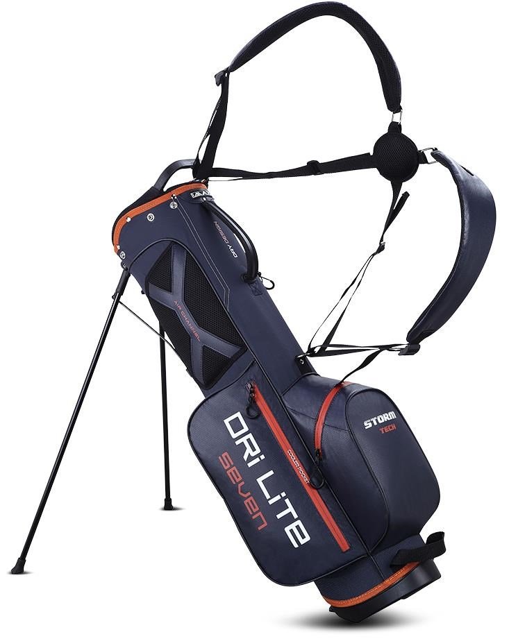 Big Max Dri Lite Seven G stand bag, steel blue/rust/white