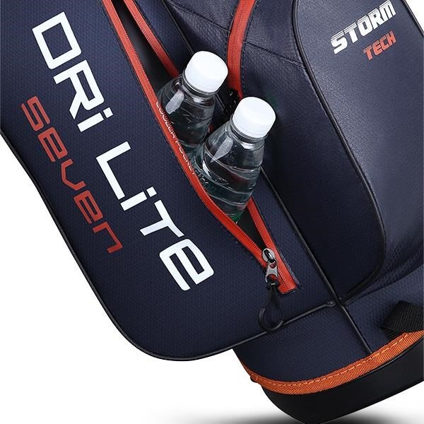 Big Max Dri Lite Seven G stand bag, steel blue/rust/white