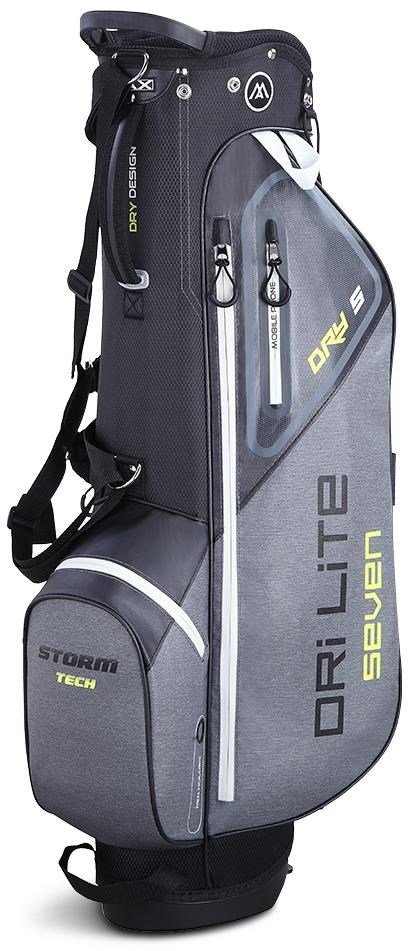 Big Max Dri Lite Seven G stand bag, storm silver/lime/black