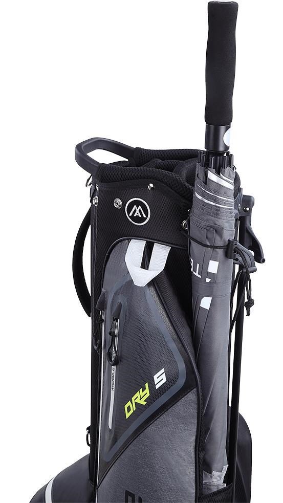 Big Max Dri Lite Seven G stand bag, storm silver/lime/black