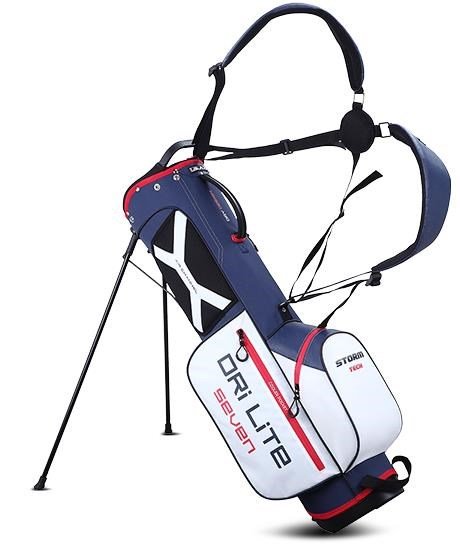 Big Max Dri Lite Seven G stand bag, white/navy/red