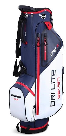Big Max Dri Lite Seven G stand bag, white/navy/red