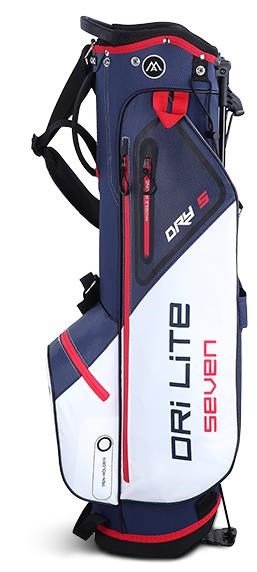 Big Max Dri Lite Seven G stand bag, white/navy/red