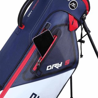 Big Max Dri Lite Seven G stand bag, white/navy/red