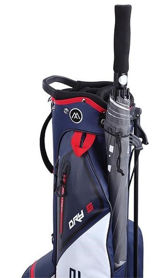 Big Max Dri Lite Seven G stand bag, white/navy/red
