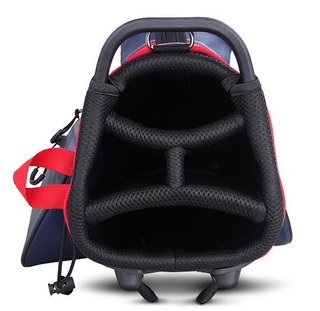 Big Max Dri Lite Seven G stand bag, white/navy/red