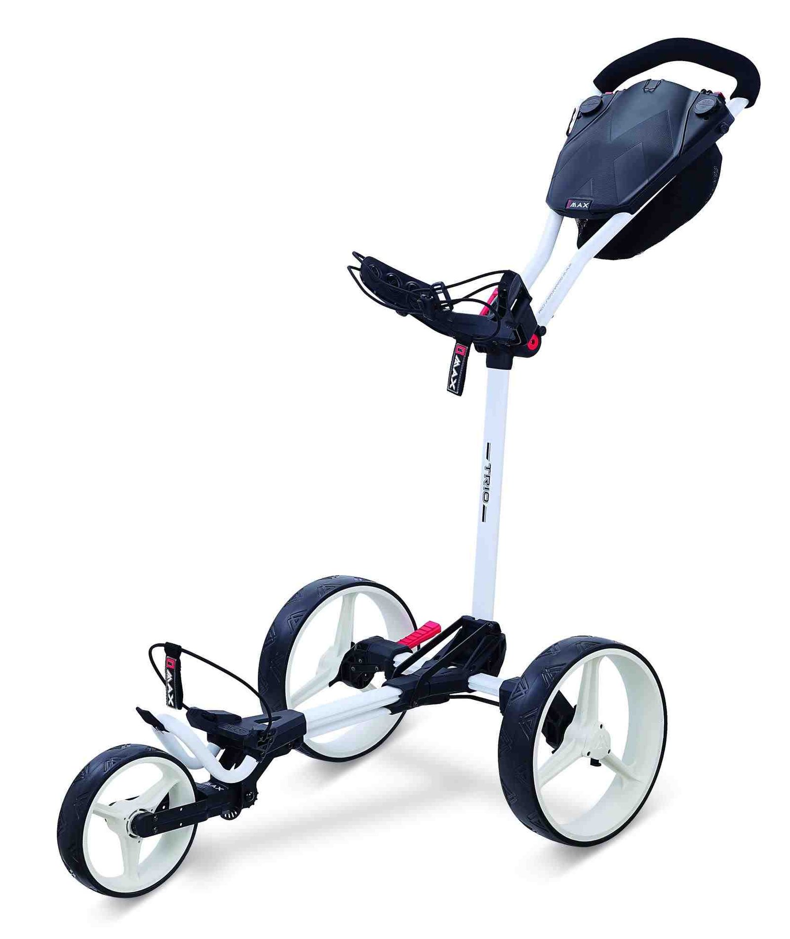 Big Max Blade Trio manual trolley, white