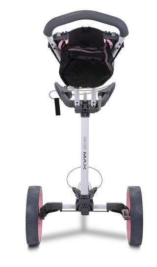 Big Max Blade Trio manual trolley, white-pink