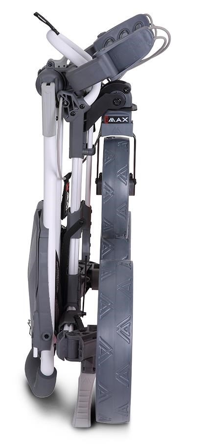 Big Max Blade Trio manual trolley, white-pink