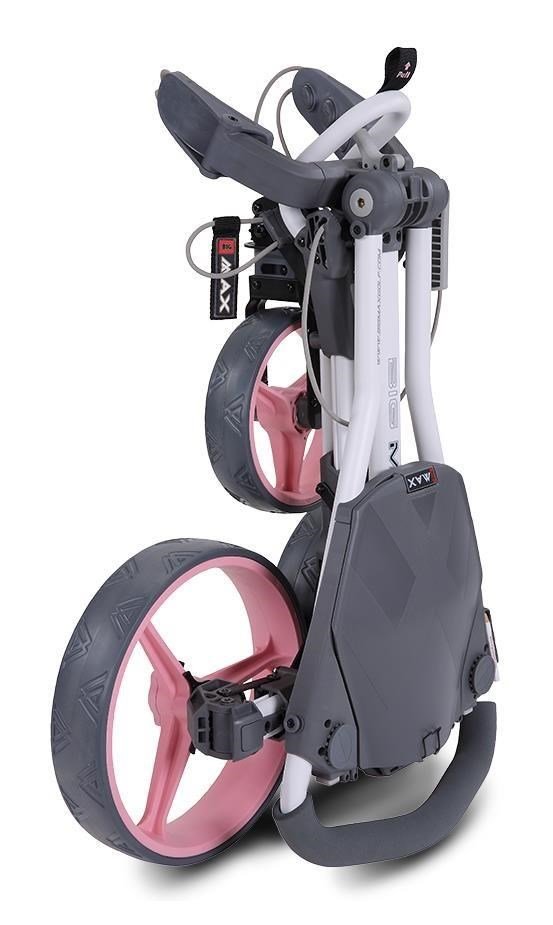Big Max Blade Trio manual trolley, white-pink