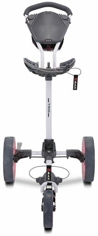 Big Max Blade Trio manual trolley, white-pink