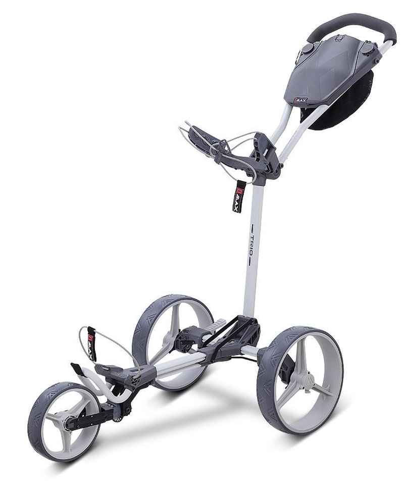 Big Max Blade Trio manual trolley, grey-charcoal