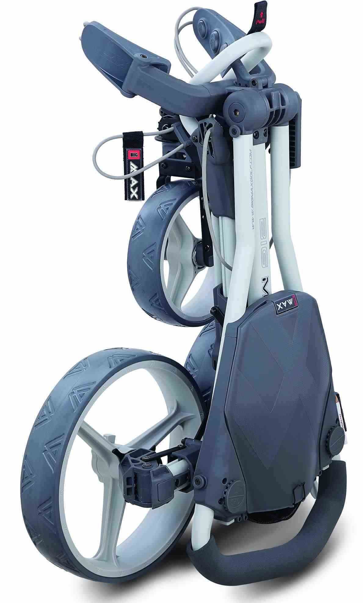 Big Max Blade Trio manual trolley, grey-charcoal